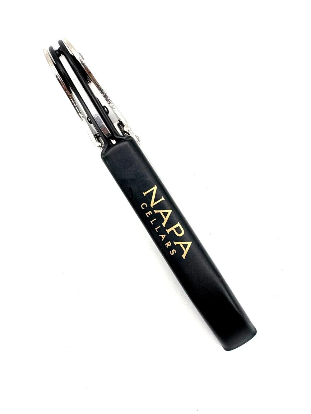 NIB Pulltap's Napa Cellars Black/Chrome Corkscrew/Cutter/Bottle Opener